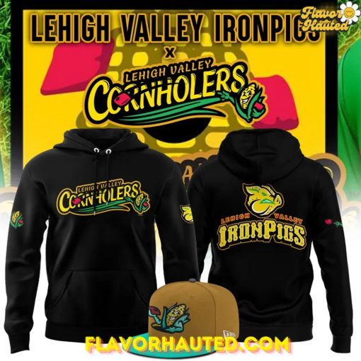 Coal Cracker Cornhole x Lehigh Valley IronPigs 2025 Limited Edition Hoodie