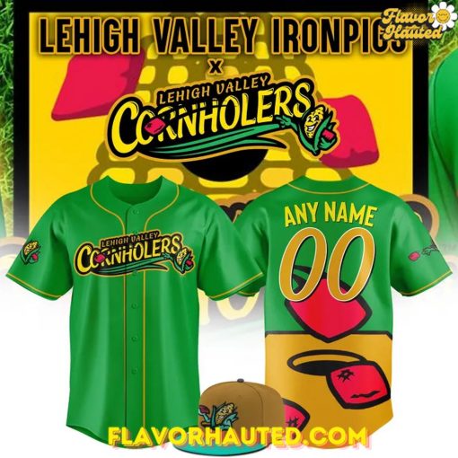 Coal Cracker Cornhole x Lehigh Valley IronPigs 2025 Limited Edition Jersey