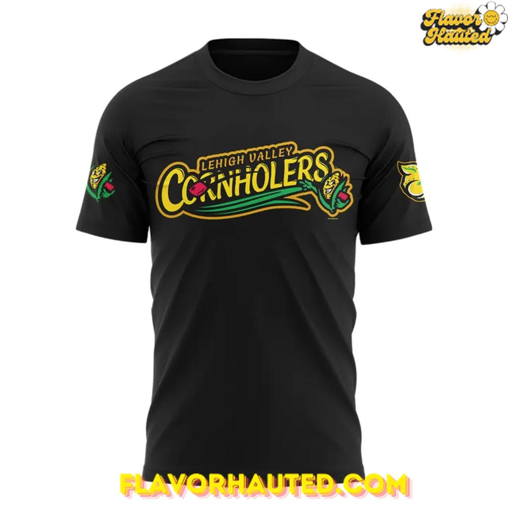 Coal Cracker Cornhole x Lehigh Valley IronPigs 2025 Limited Edition T-Shirt Coal Cracker Cornhole x Lehigh Valley IronPigs 2025 Limited Edition T-Shirt