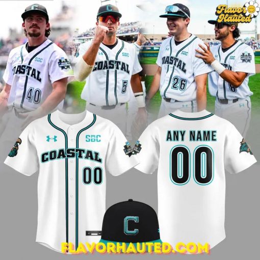 Coastal Carolina 2025 Custom Baseball Jersey