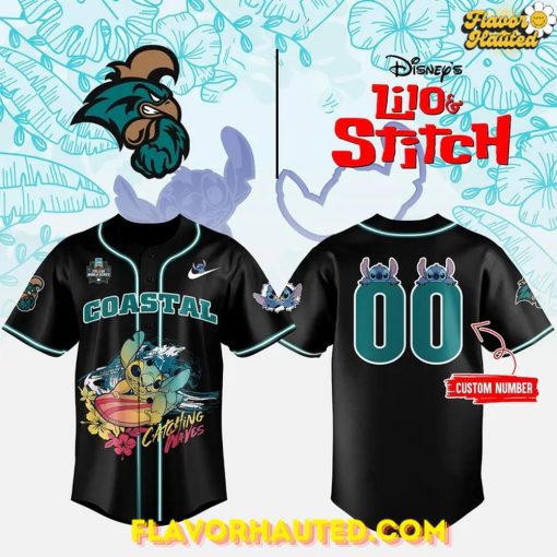 Coastal Carolina x Lilo & Stitch Special 2025 Baseball Jersey