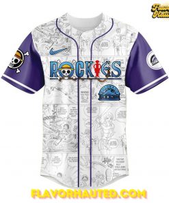 Colorado Rockies One Piece Night Game Special Baseball Jersey