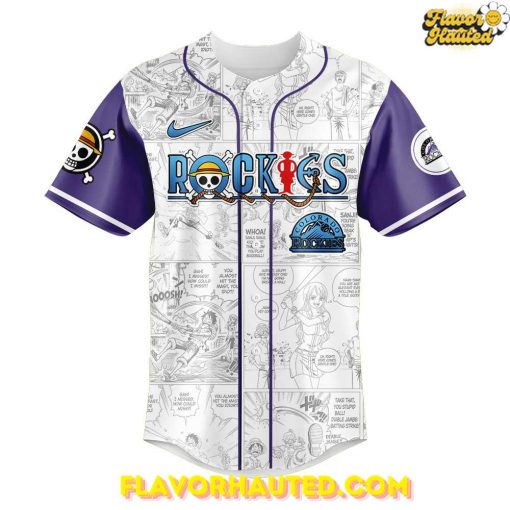 Colorado Rockies One Piece Night Game Special Baseball Jersey