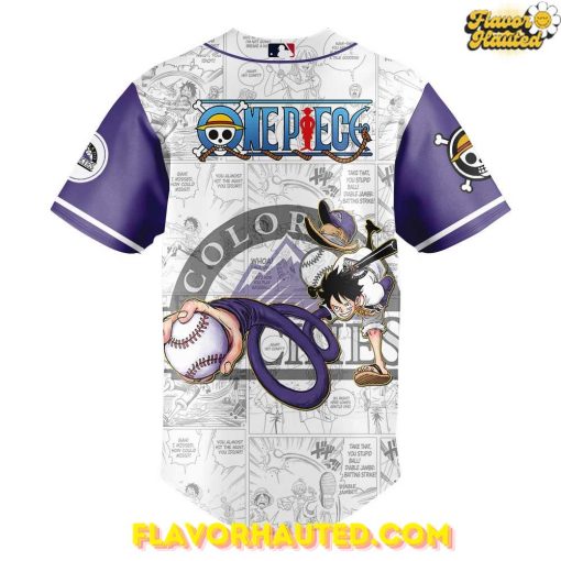 Colorado Rockies One Piece Night Game Special Baseball Jersey