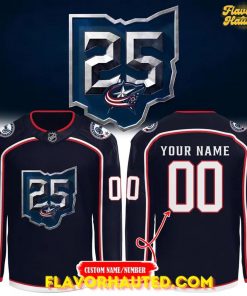 Columbus Blue Jackets 25th Anniversary Season Special Hockey Jersey