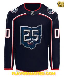 Columbus Blue Jackets 25th Anniversary Season Special Hockey Jersey