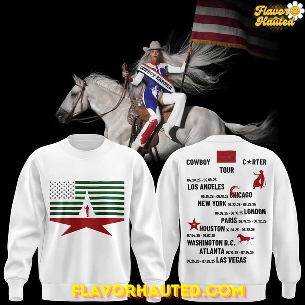 Cowboy Carter World Tour 2025 Limited Edition Sweatshirt Cowboy Carter World Tour 2025 Limited Edition Sweatshirt