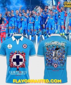 Cruz Azul 2025 CONCACAF Champions Limited Edition Polo Shirt