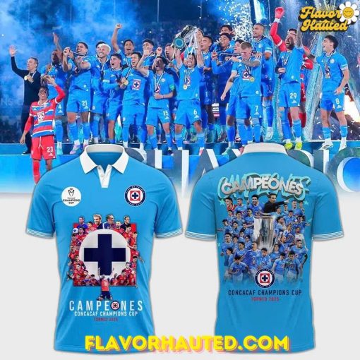 Cruz Azul 2025 CONCACAF Champions Limited Edition Polo Shirt