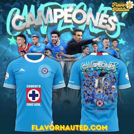 Cruz Azul 2025 CONCACAF Champions Limited Edition T-Shirt