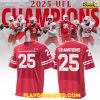 DC Defenders 2025 UFL Champions Special Red Football Jersey