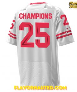 DC Defenders 2025 UFL Champions Special White Football Jersey 3