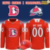 Denver Broncos x Colorado Avalanche Special Hockey Jersey