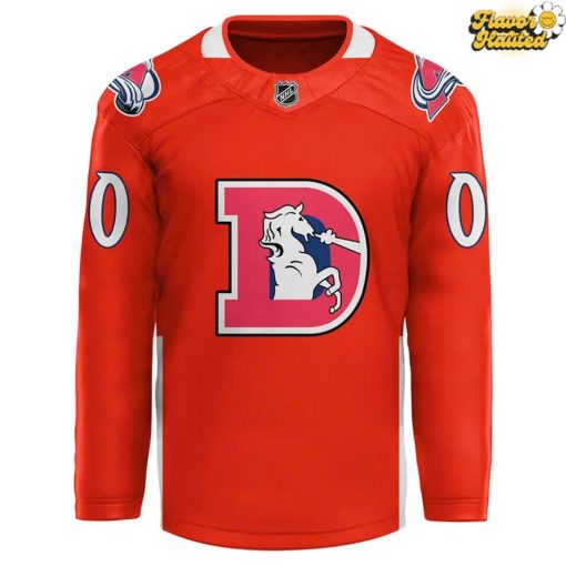 Denver Broncos x Colorado Avalanche Special Hockey Jersey
