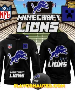 Detroit Lions x Minecraft Limited Edition 2025 Hoodie
