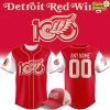 Detroit Red Wings 100 Years of Hockeytown Limited Edition Baseball Jersey