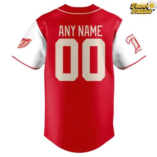 Detroit Red Wings 100 Years of Hockeytown Limited Edition Baseball Jersey