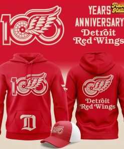 Detroit Red Wings 100 Years of Hockeytown Limited Edition Hoodie