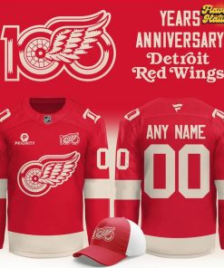 Detroit Red Wings 100 Years of Hockeytown Limited Edition Jersey