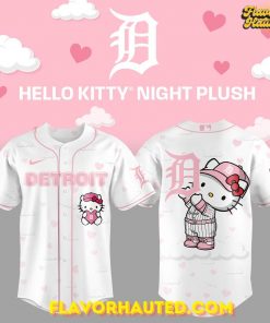 Detroit Tigers Hello Kitty Night Special Baseball Jersey
