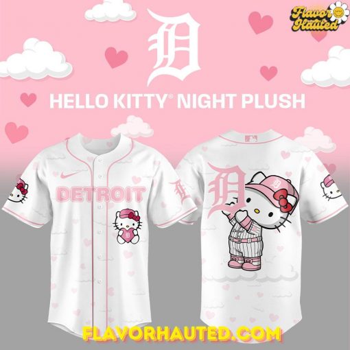 Detroit Tigers Hello Kitty Night Special Baseball Jersey