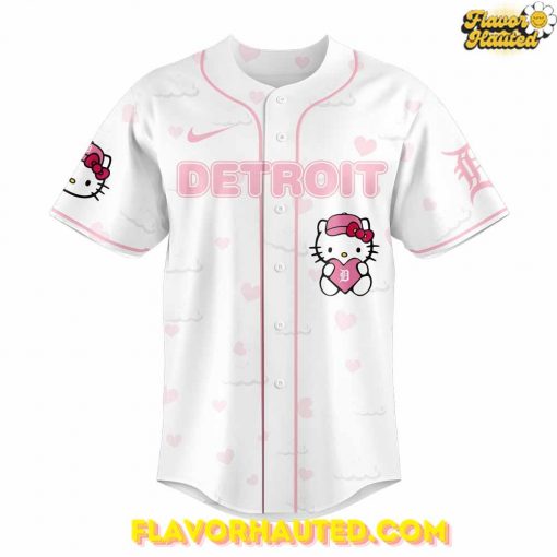 Detroit Tigers Hello Kitty Night Special Baseball Jersey