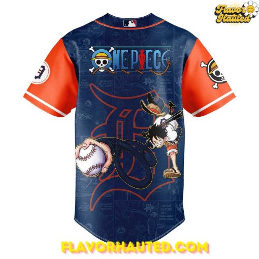 Detroit Tigers One Piece Night Game Limited Edition Blue Baseball Jersey