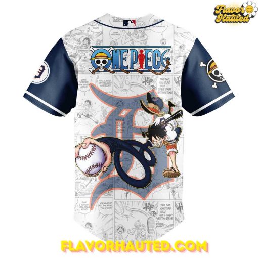 Detroit Tigers One Piece Night Game Limited Edition White Baseball Jersey