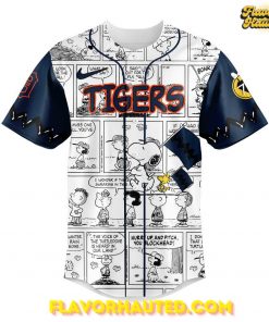 Detroit Tigers x Peanuts Night Special Baseball Jersey