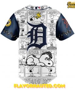 Detroit Tigers x Peanuts Night Special Baseball Jersey 3