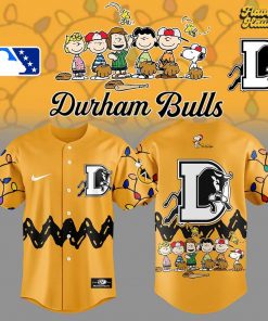 Durham Bulls Peanuts & Snoopy Night Special Baseball Jersey