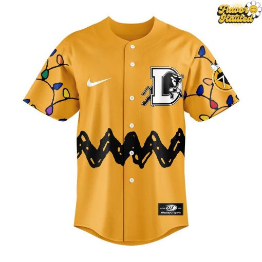 Durham Bulls Peanuts & Snoopy Night Special Baseball Jersey