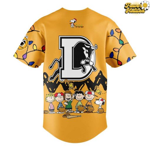 Durham Bulls Peanuts & Snoopy Night Special Baseball Jersey
