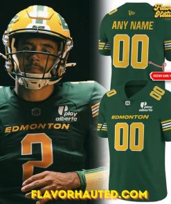 Edmonton Elks Limited Edition 2025 Green Football Jersey