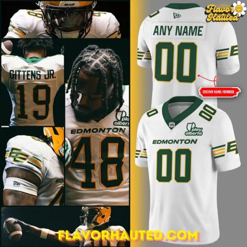Edmonton Elks Limited Edition 2025 White Football Jersey