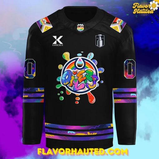 Edmonton Oilers Celebrating Pride Month Night Special Hockey Jersey