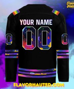 Edmonton Oilers Celebrating Pride Month Night Special Hockey Jersey 3