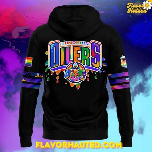 Edmonton Oilers Celebrating Pride Month Night Special Hoodie