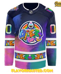 Edmonton Oilers Happy Pride Month 2025 Hockey Jersey