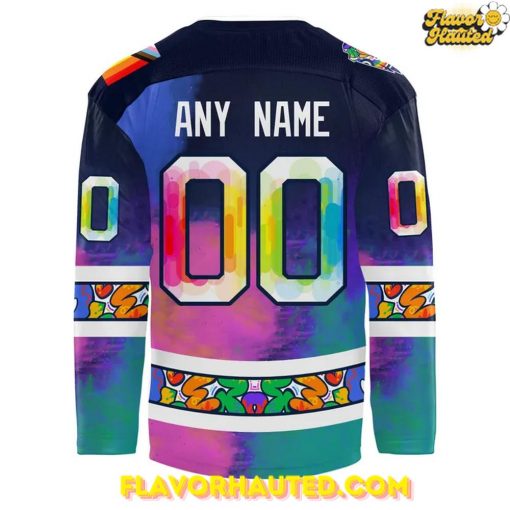 Edmonton Oilers Happy Pride Month 2025 Hockey Jersey