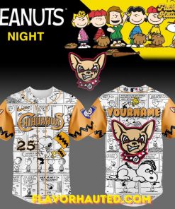 El Paso Chihuahuas 75th Anniversary of Peanuts Limited Edition Jersey 4