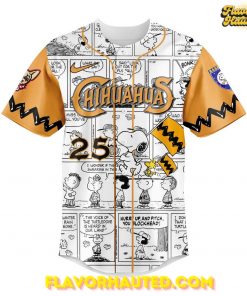 El Paso Chihuahuas 75th Anniversary of Peanuts Limited Edition Jersey 5