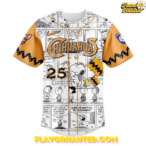 El Paso Chihuahuas 75th Anniversary of Peanuts Limited Edition Jersey
