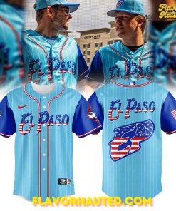 El Paso Chihuahuas Independence Day 2025 Special Baseball Jersey