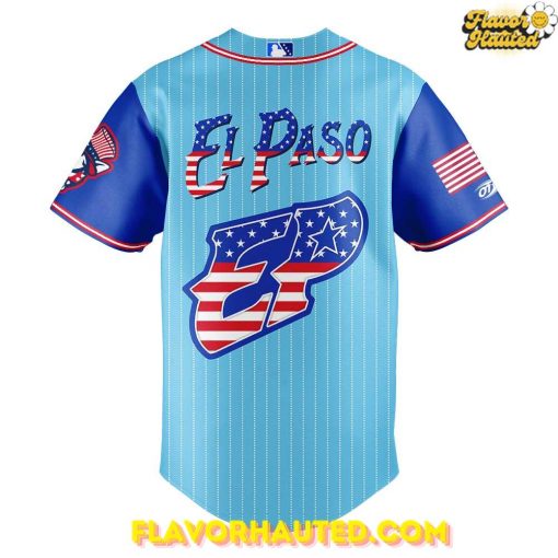 El Paso Chihuahuas Independence Day 2025 Special Baseball Jersey