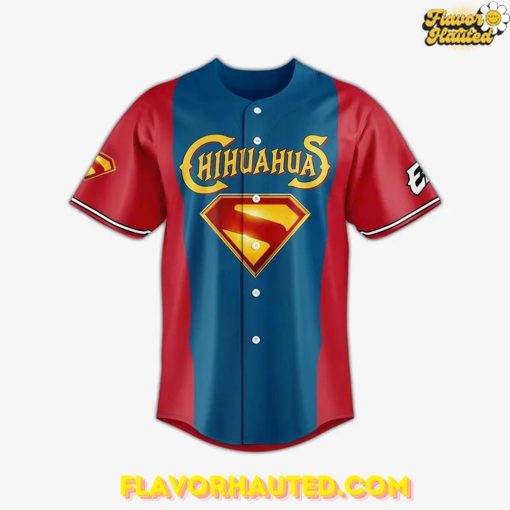 El Paso Chihuahuas Superman 2025 Limited Edition Baseball Jersey
