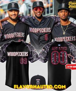 Fayetteville Woodpeckers Black Ops Black Limited Edition 2025 Baseball Jersey