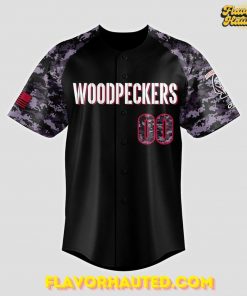 Fayetteville Woodpeckers Black Ops Black Limited Edition 2025 Baseball Jersey
