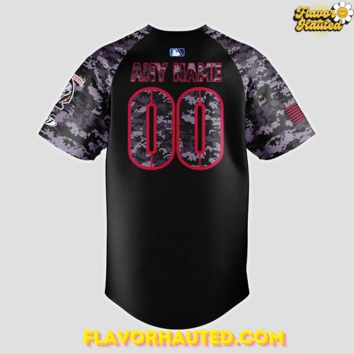 Fayetteville Woodpeckers Black Ops Black Limited Edition 2025 Baseball Jersey