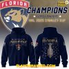 Florida Panthers Champion NHL 2025 Stanley Cup Navy Blue Hoodie